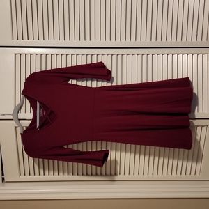 Burgundy Arizona brand dress